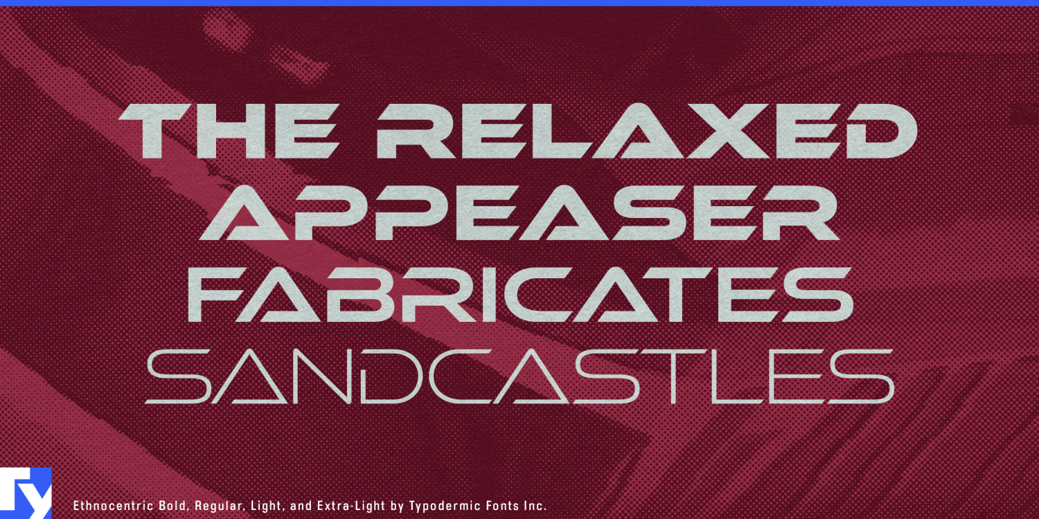 Ethnocentric Font Poster #1