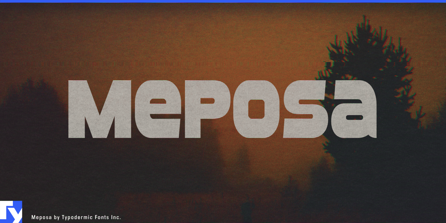 Meposa Font Poster #1