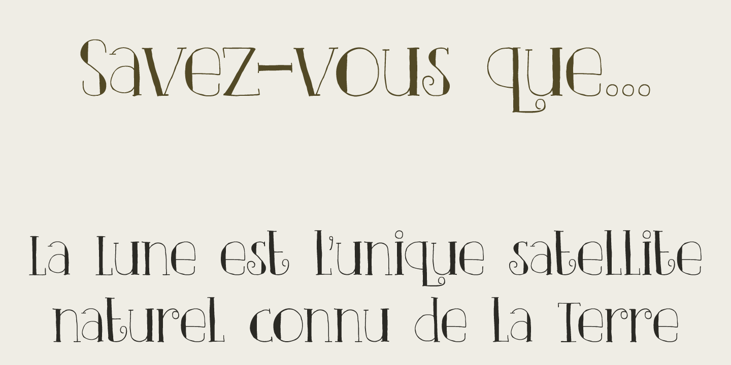 Clair De Lune Font Poster #1
