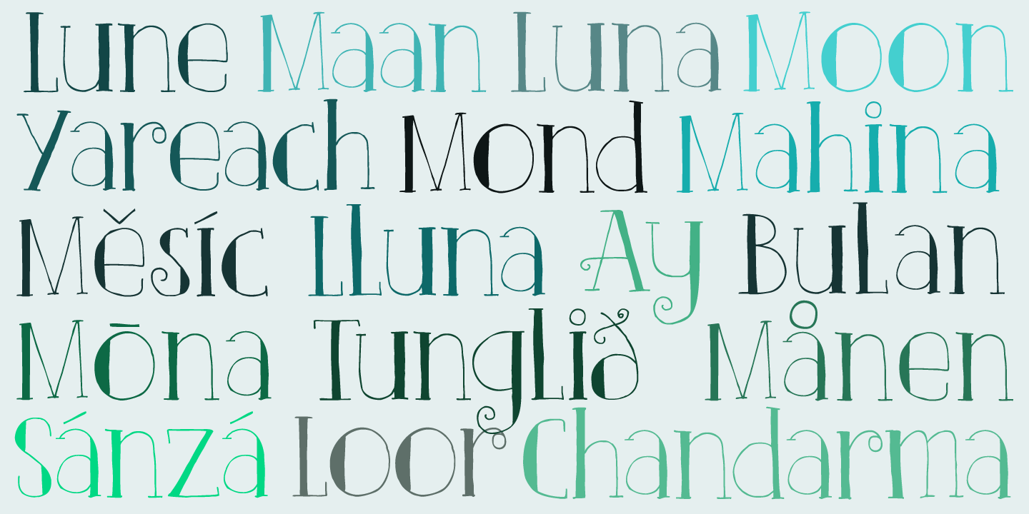 Clair De Lune Font Poster #1