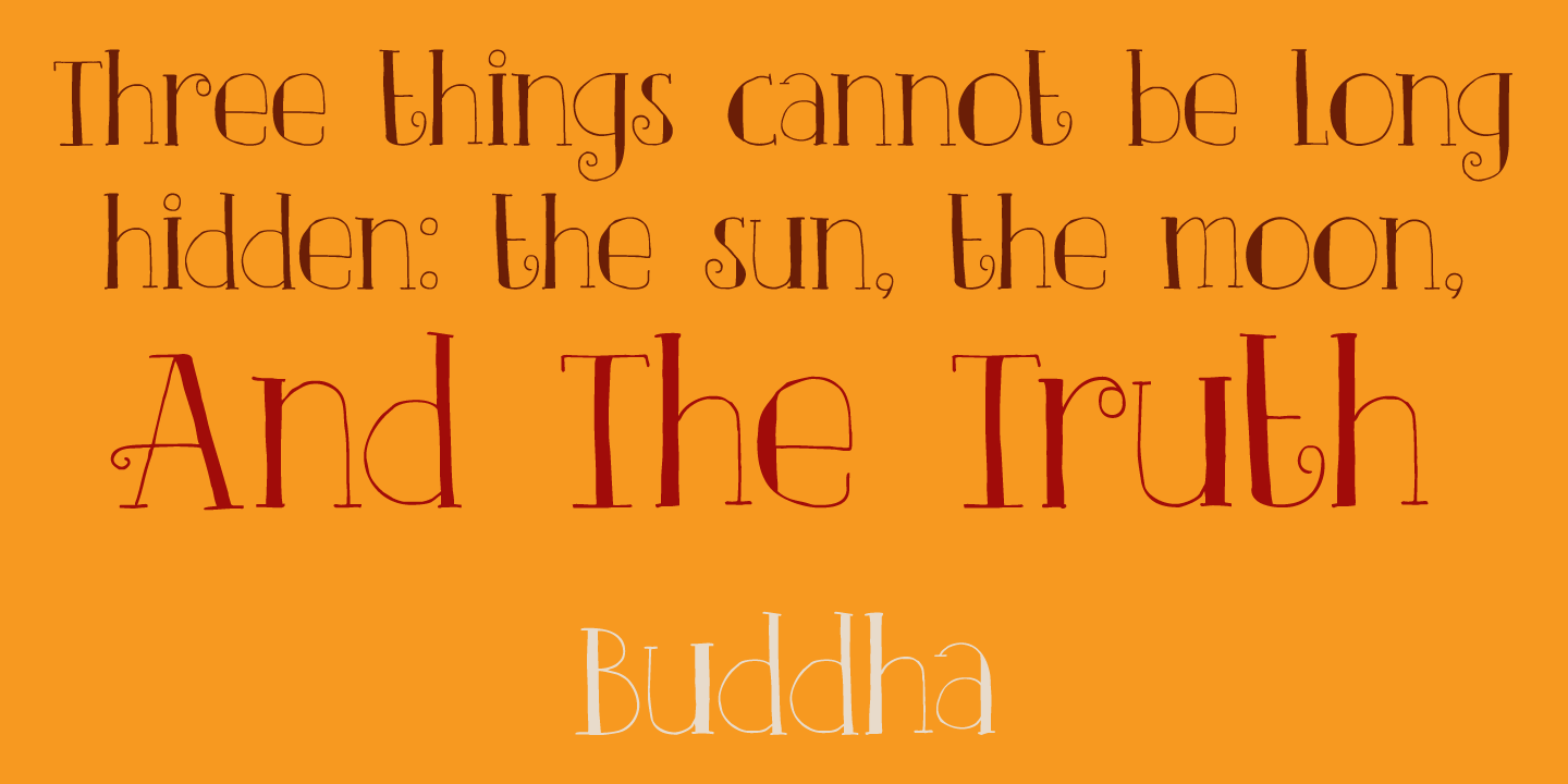 Clair De Lune Font Poster #1