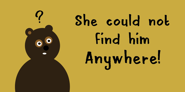 Mama Bear Font Poster #1