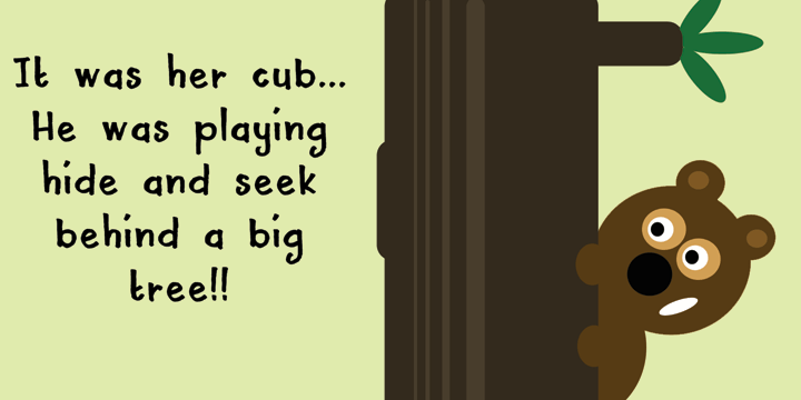 Mama Bear Font Poster #1