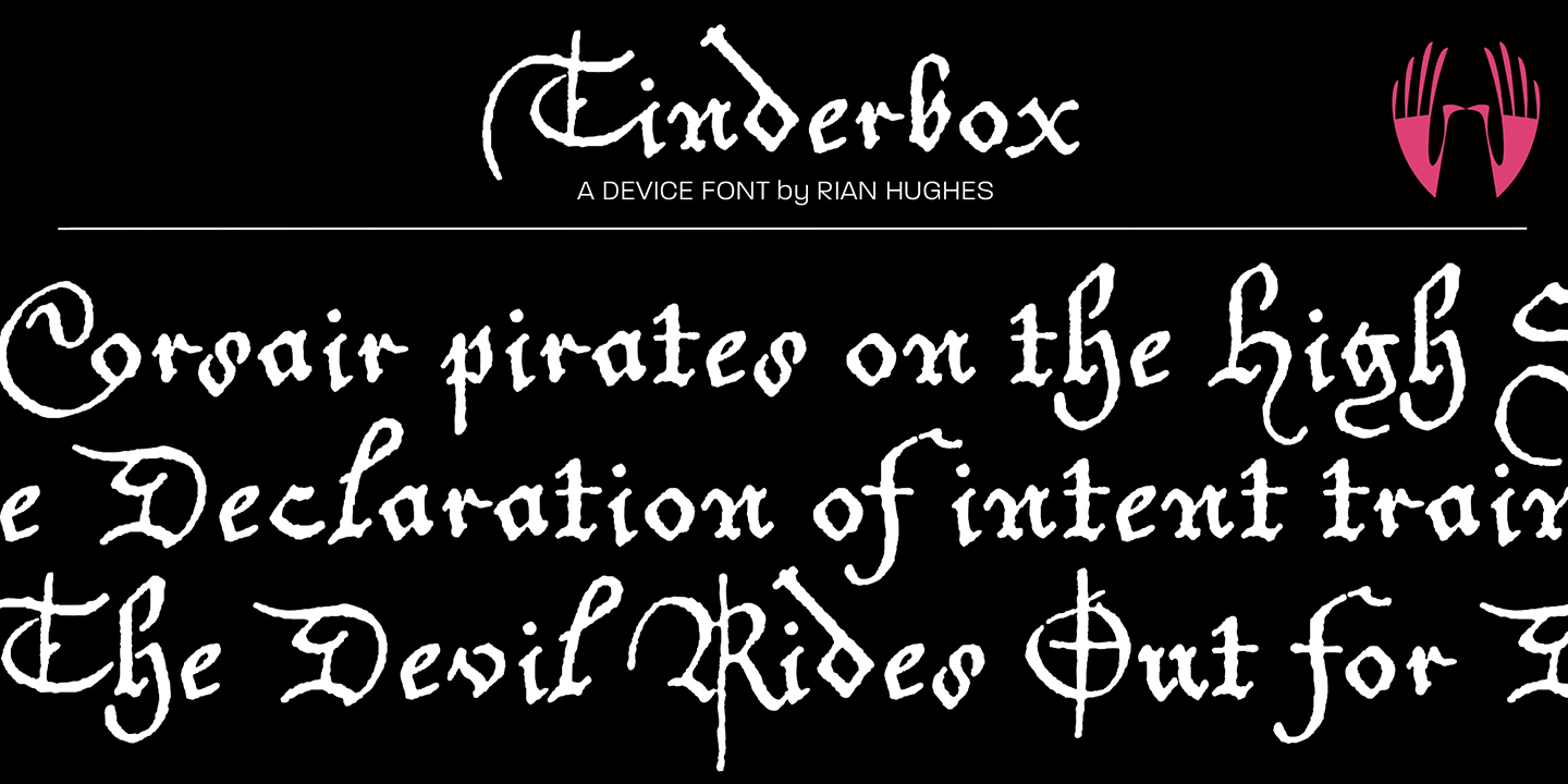Tinderbox Font Poster #1