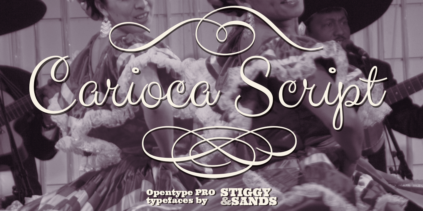 Carioca Script Pro Font Poster #1