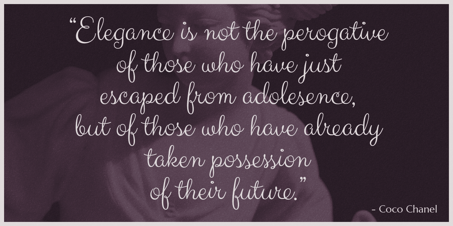 Carioca Script Pro Font Poster #1