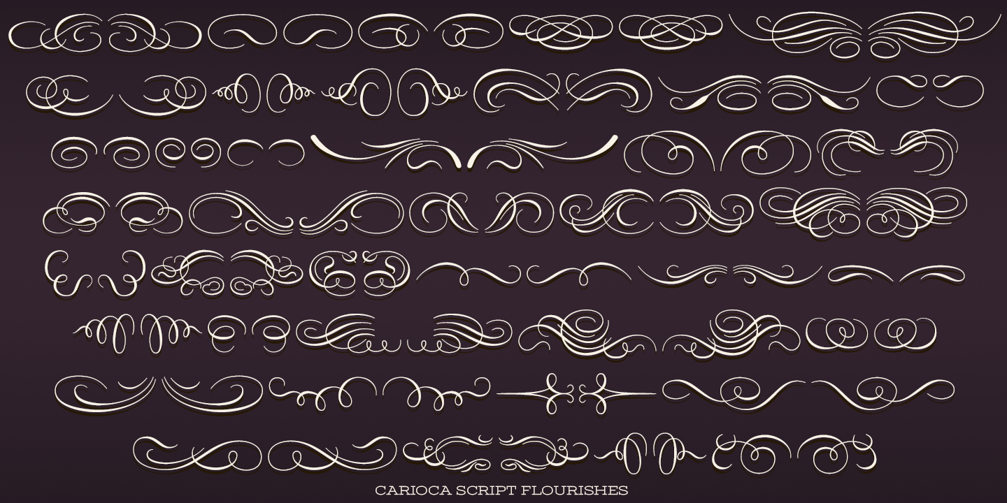 Carioca Script Pro Font Poster #1