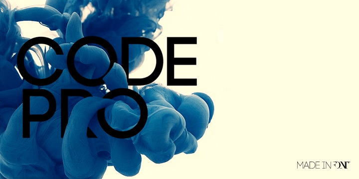 Code Pro Font Poster #1
