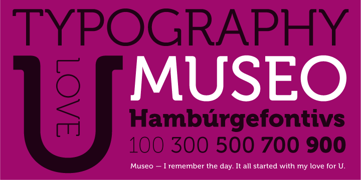 Museo Slab 500 Regular Font Poster #1