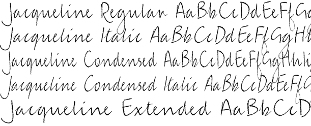 Jacqueline Font Poster #1