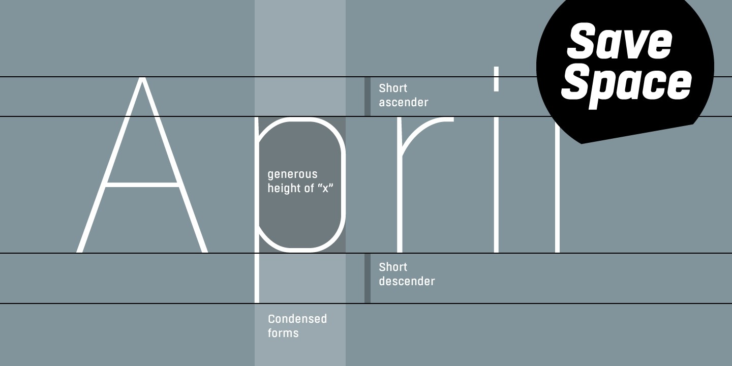 Boxed Font Poster #1
