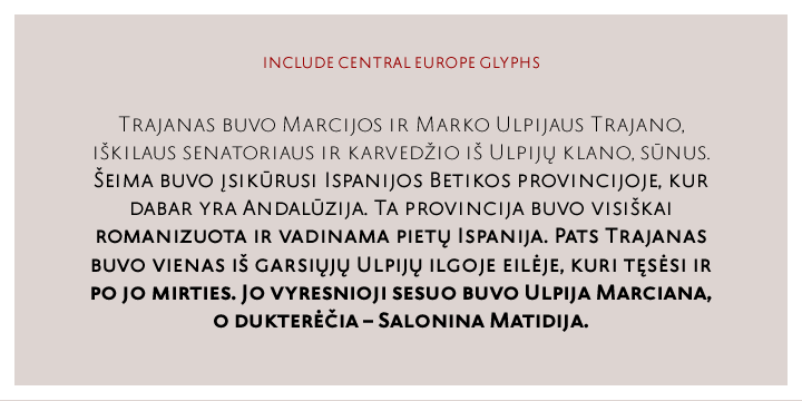 Trajana Sans Font Poster #1