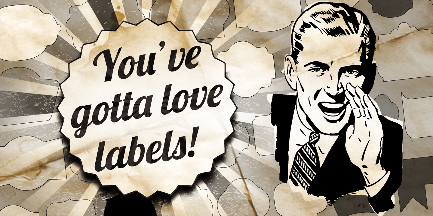 Label Pro XL Font Poster #1