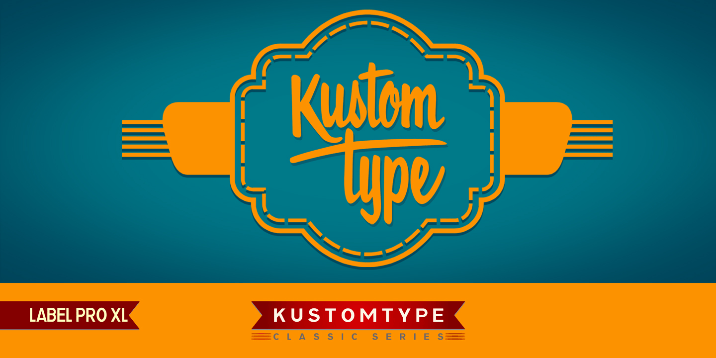 Label Pro XL Font Poster #1