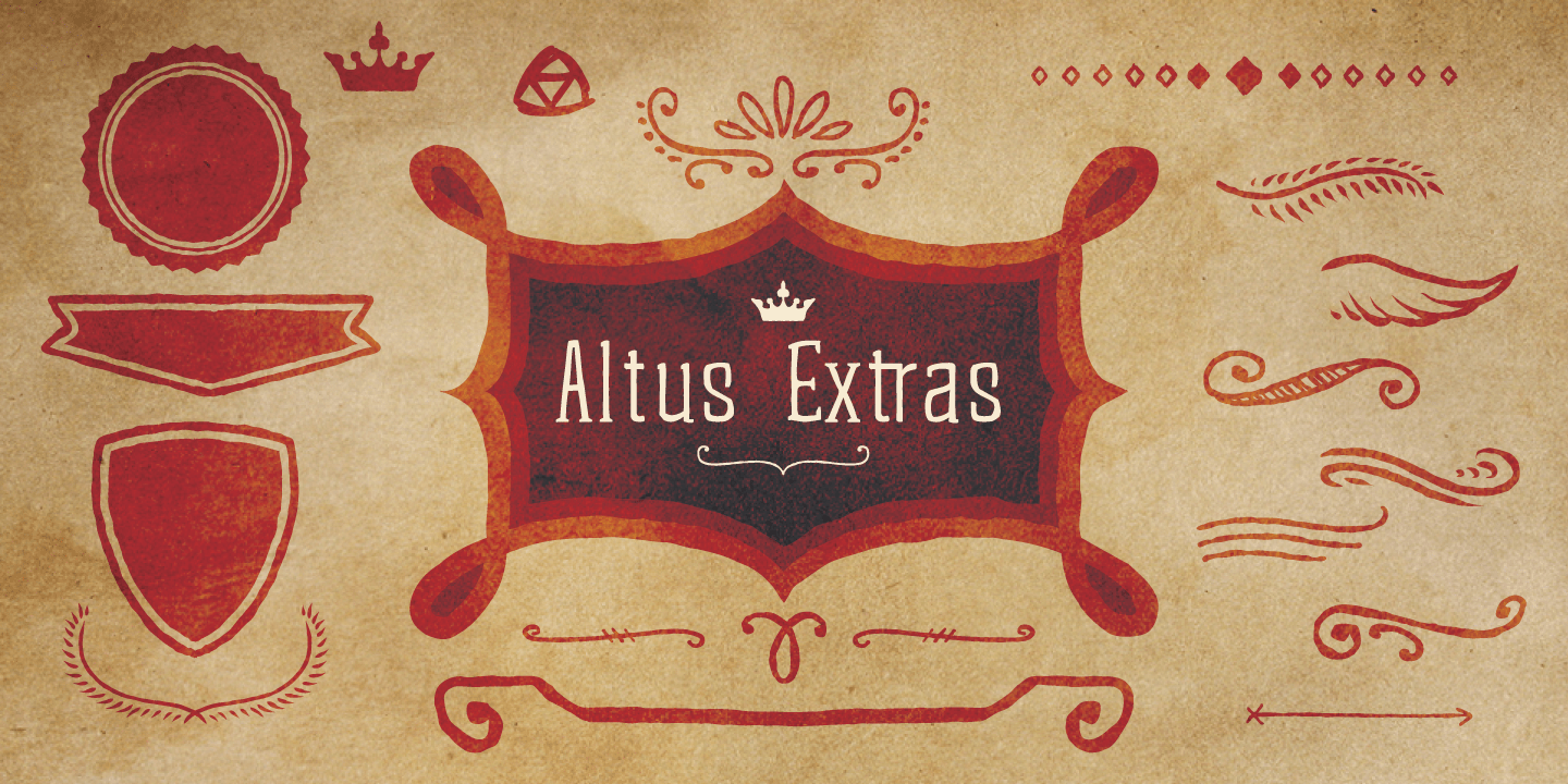Altus Font Poster #1