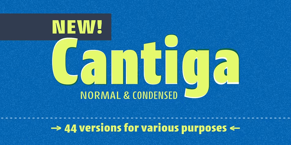 Cantiga Font Poster #1