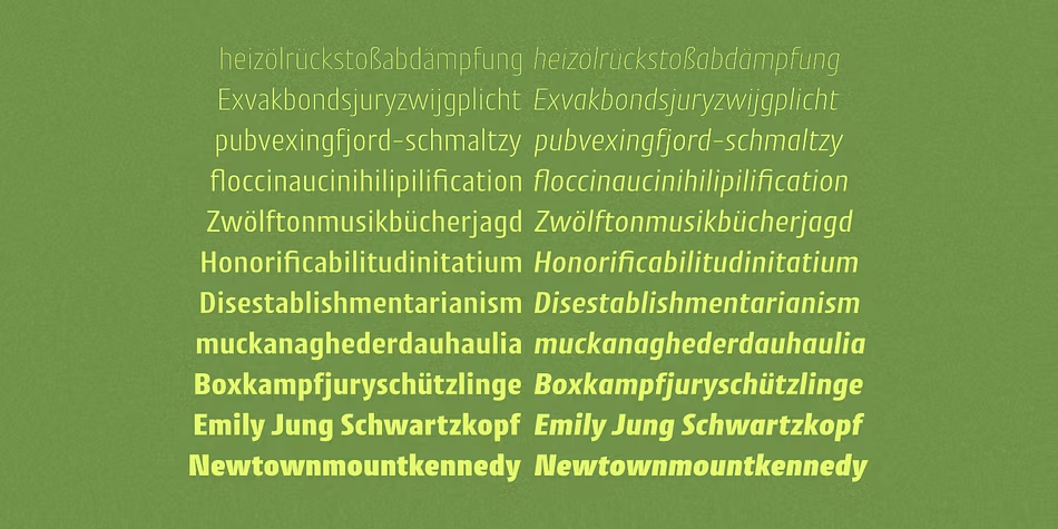 Cantiga Font Poster #1
