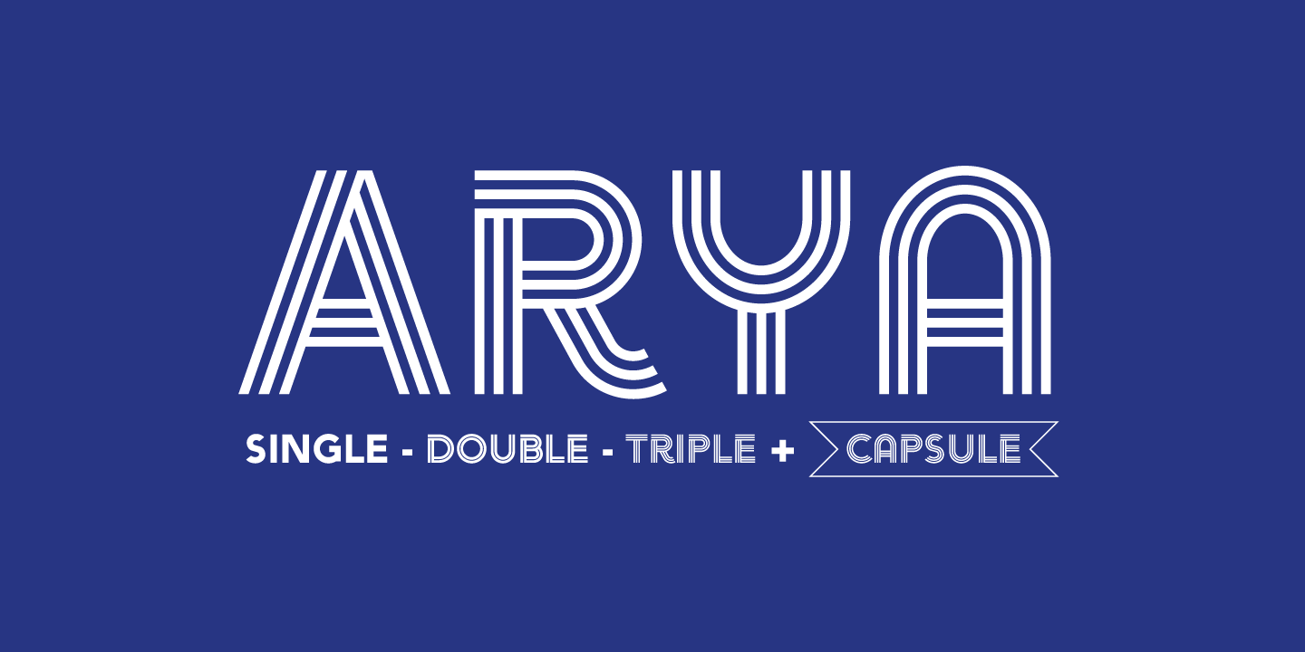Arya Font Poster #1