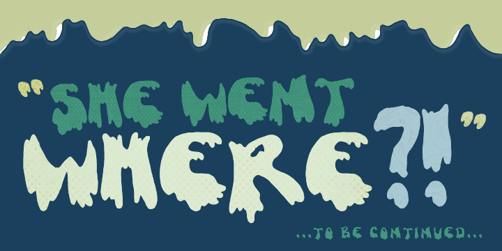 Ghouligoo Font Poster #1