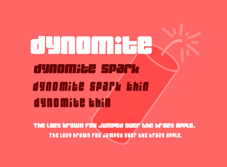 Dynomite Font Poster #1