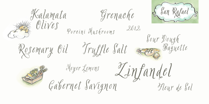 Rafael Script Font San Rafael Regular Font Style by Tart Workshop | Font Bros