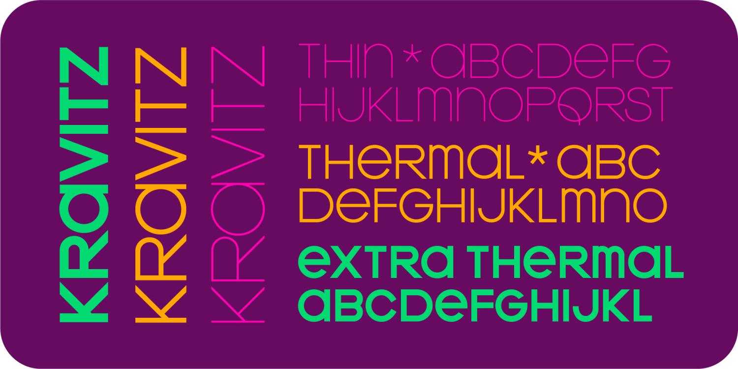 Kravitz Font Poster #1
