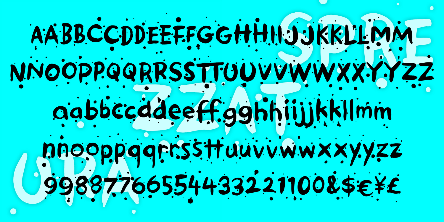 Sprezzatura Font Poster #2