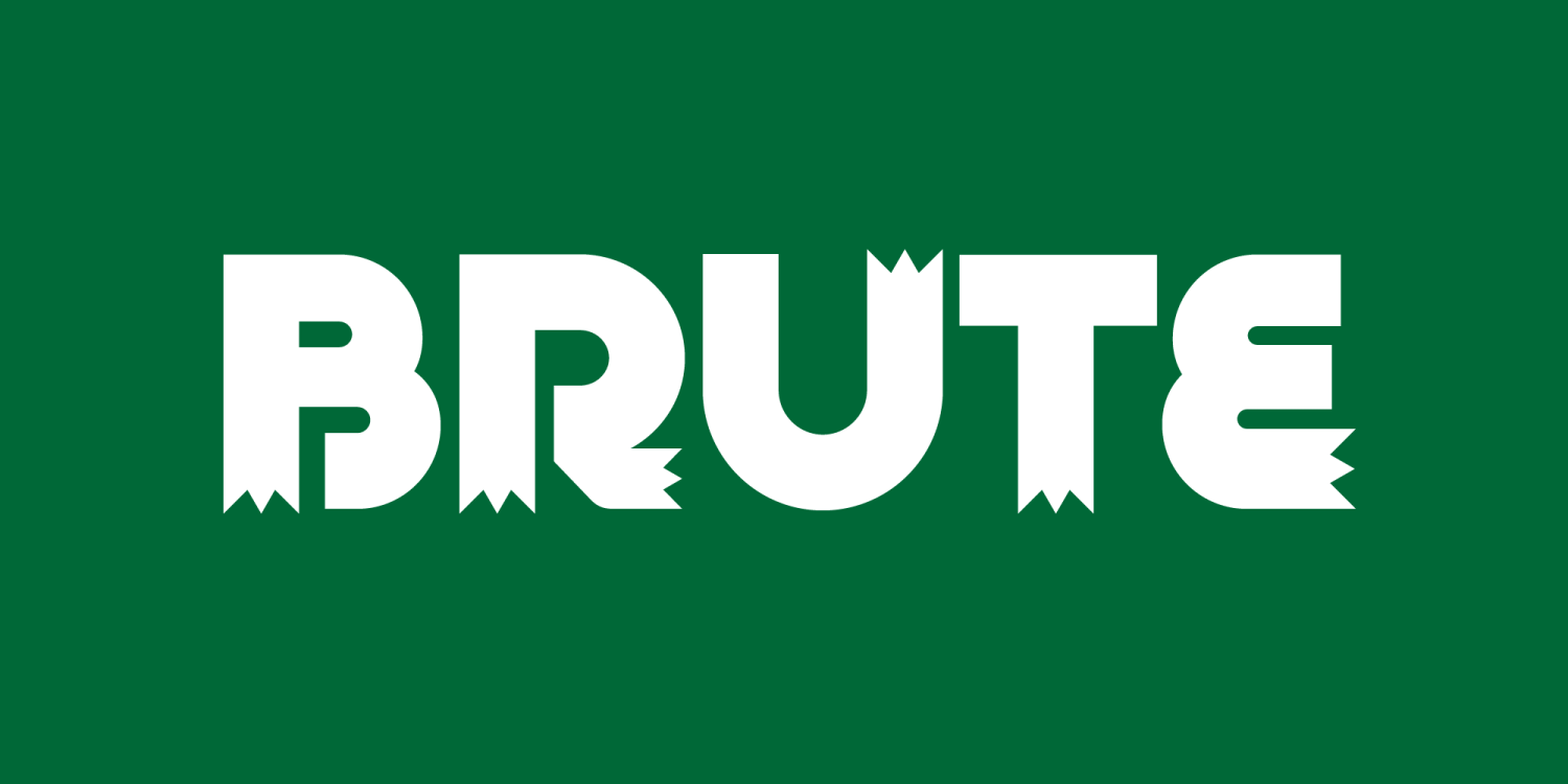 Brute Font Poster #1