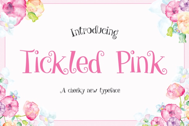 Tickled Pink Font Family