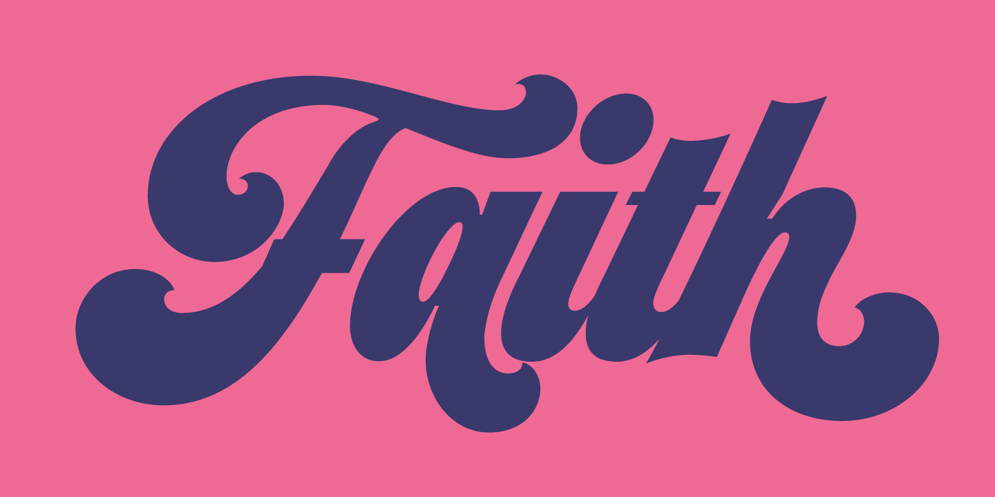 Seventies Font Poster #1