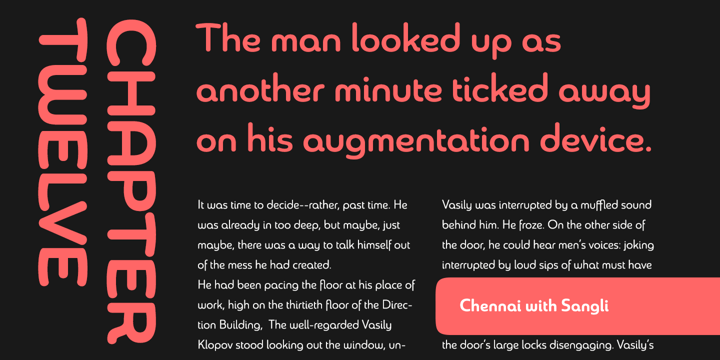 Sangli Font Poster #1