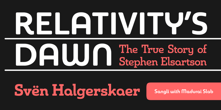 Sangli Font Poster #1