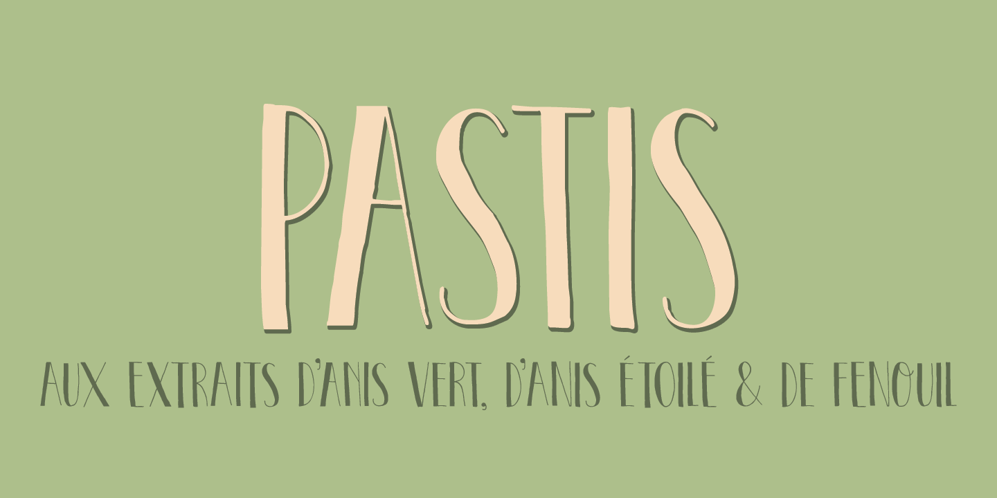 Pastis Font Poster #1