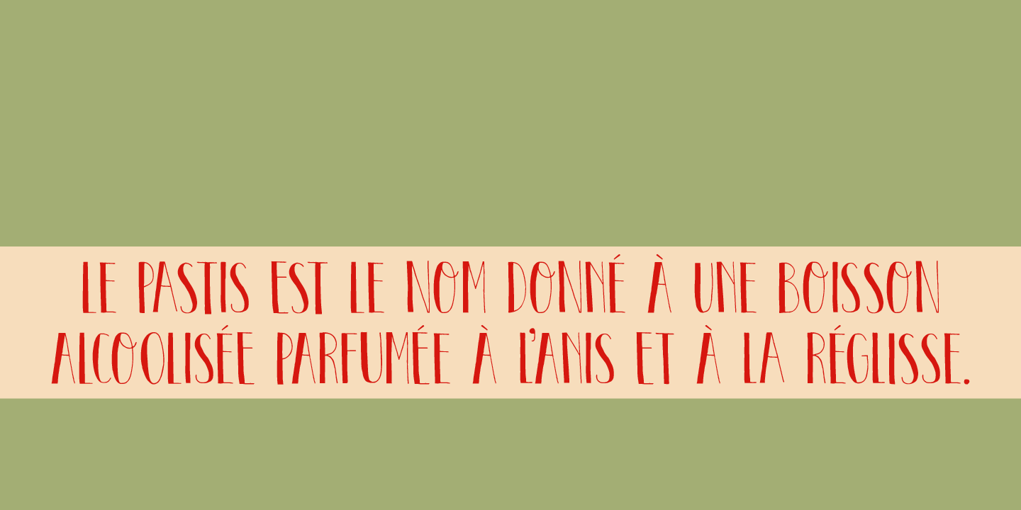 Pastis Font Poster #1