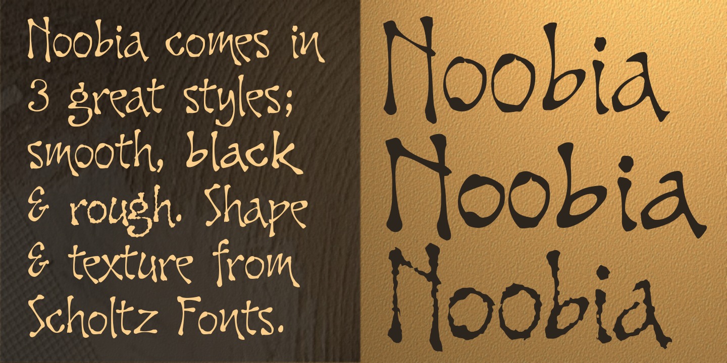 Noobia Font Poster #1