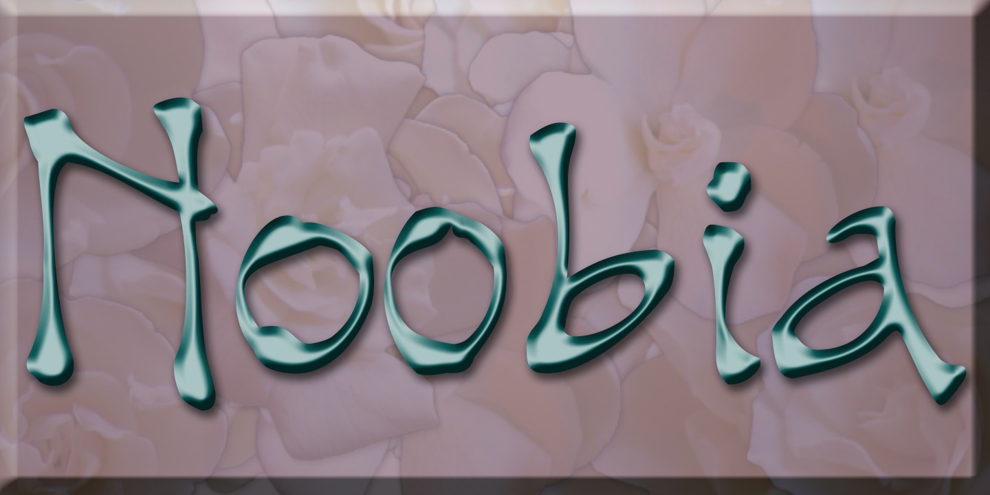 Noobia Font Poster #1