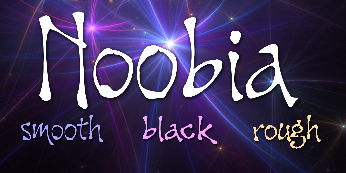 Noobia Font Poster #1
