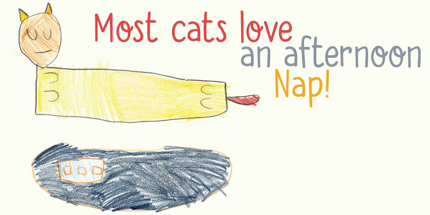 The Cat's Whiskers Font Poster #1