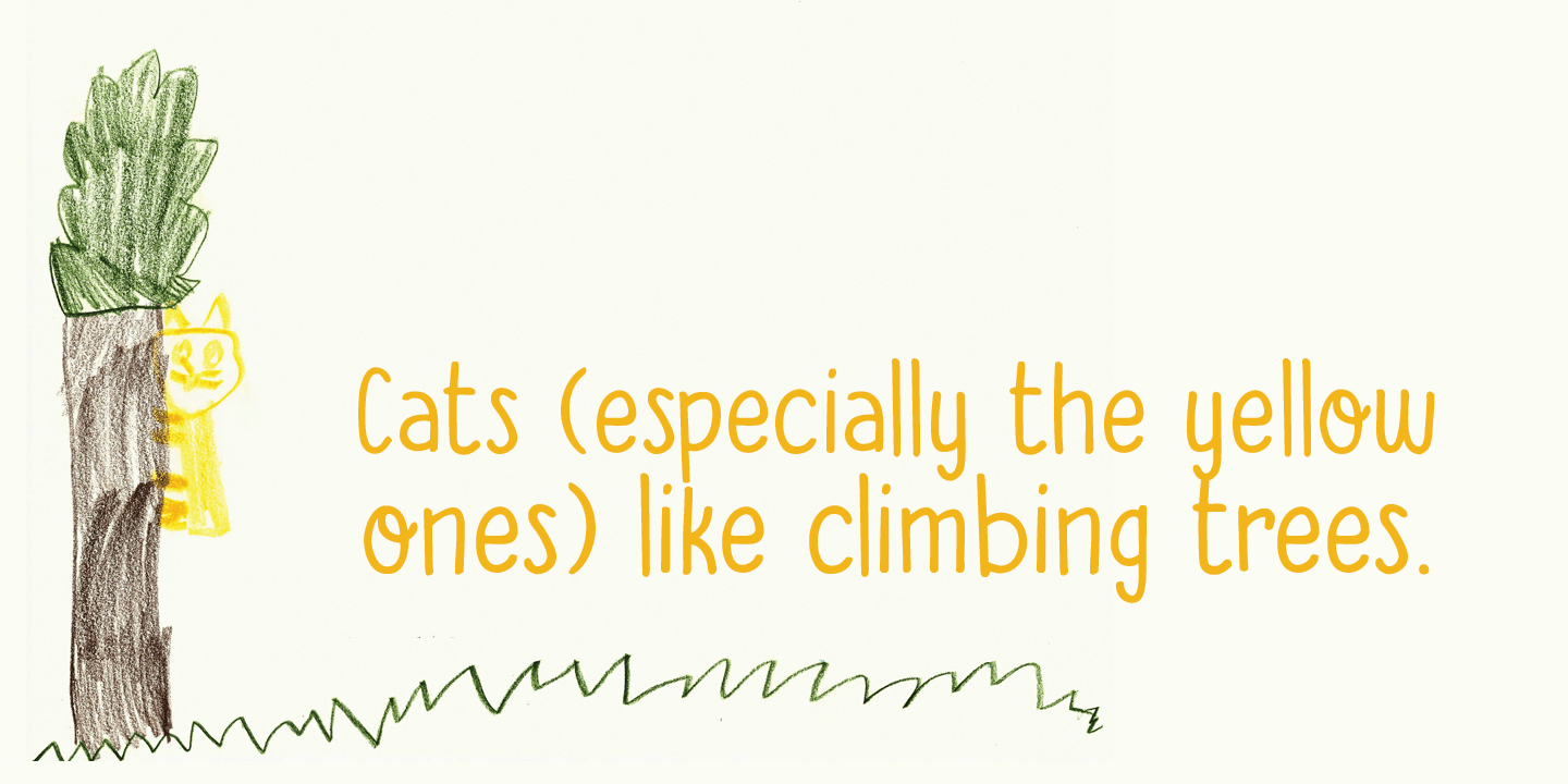 The Cat's Whiskers Font Poster #1