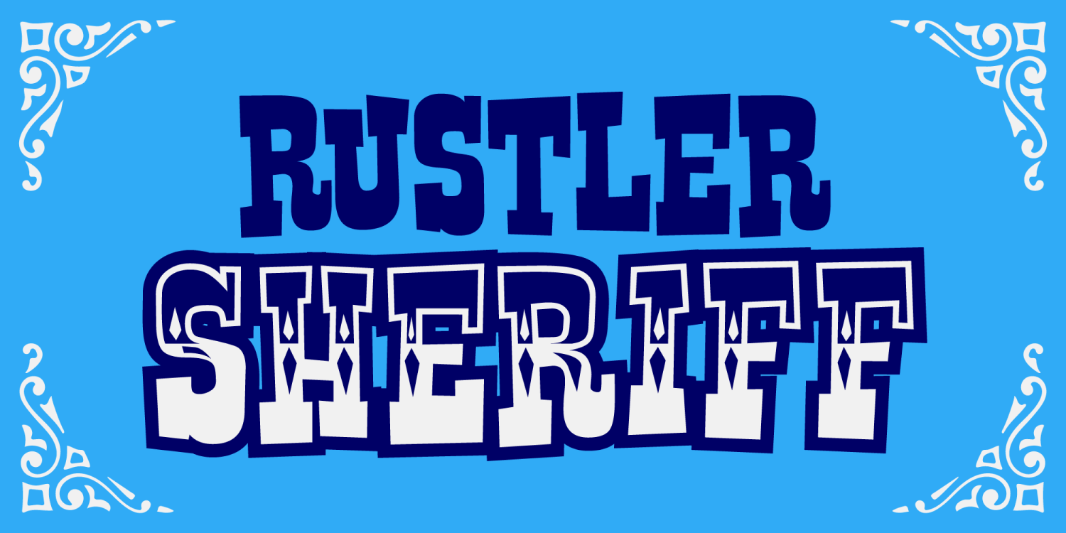 Rustler Font Poster #1