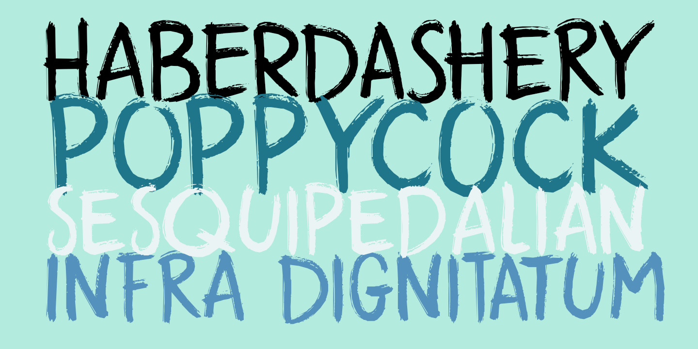 Attaboy Font Poster #1