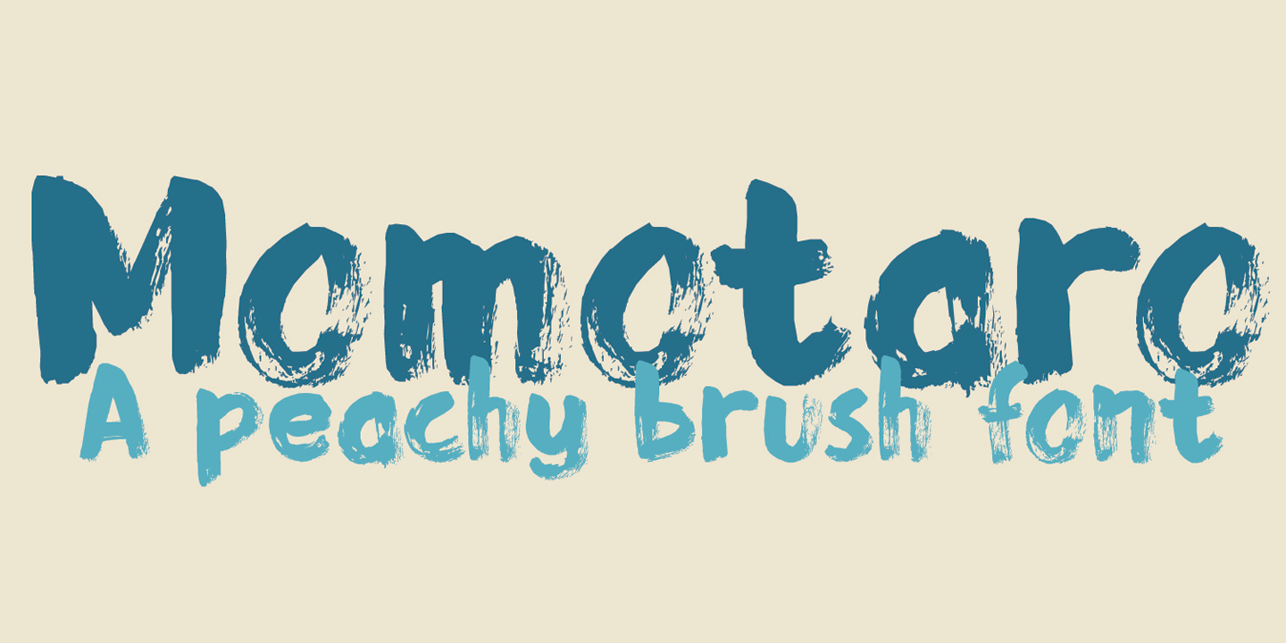 Momotaro Font Poster #1