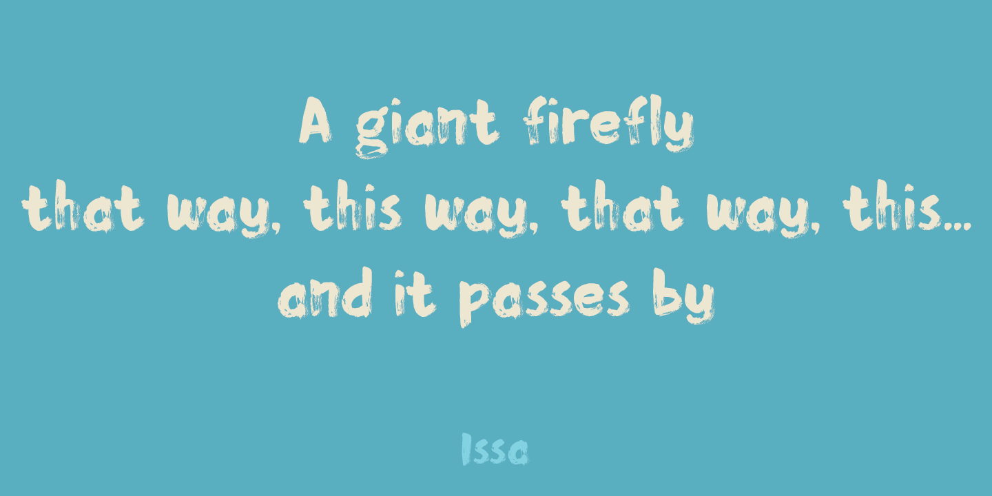 Momotaro Font Poster #1