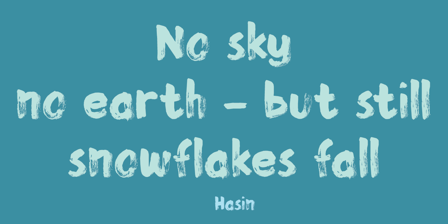 Momotaro Font Poster #1