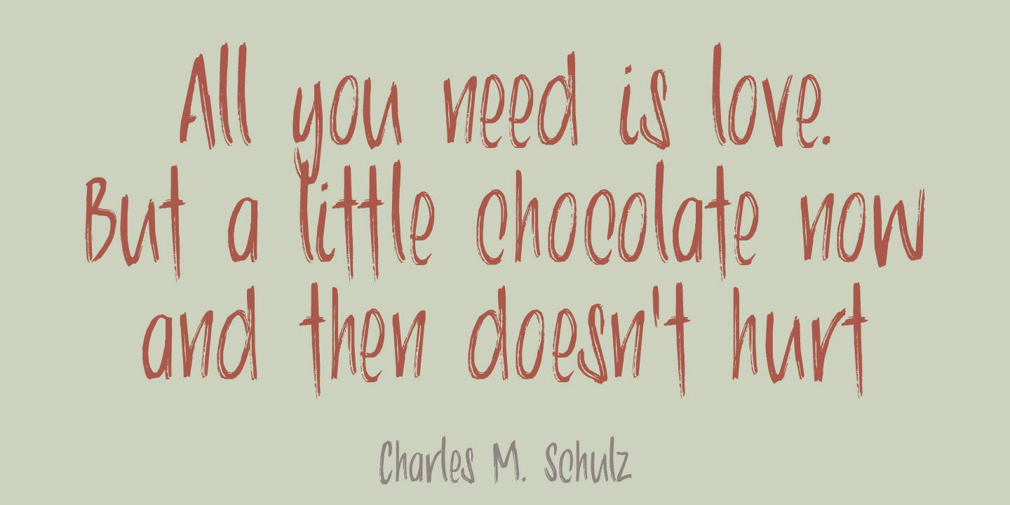 Chocolatte Font Poster #1