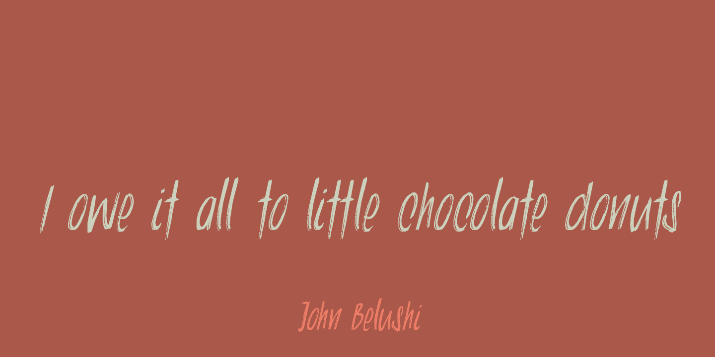 Chocolatte Font Poster #1
