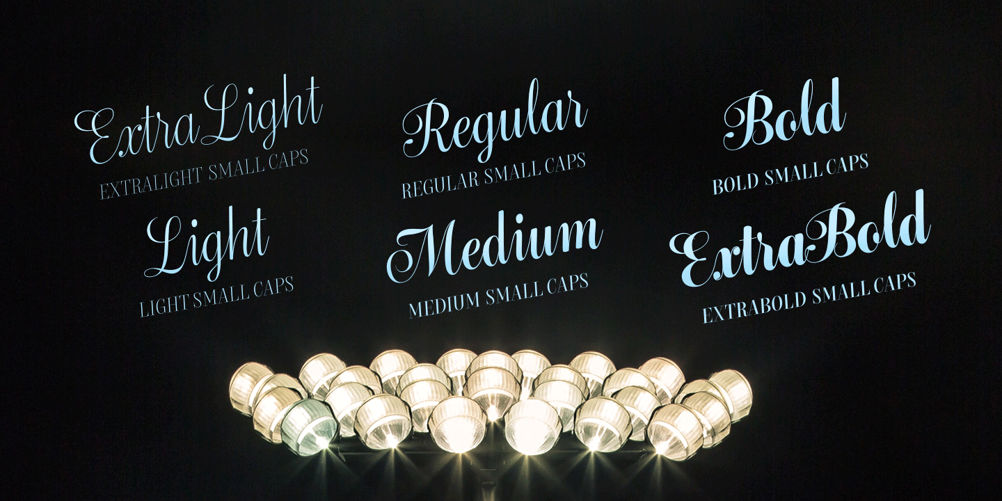 Bluebell Font Poster #1