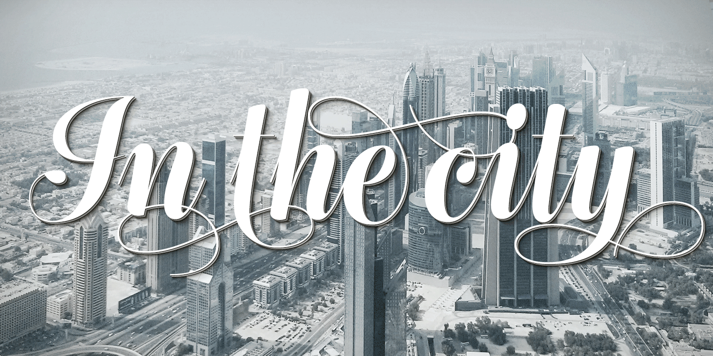 Bluebell Font Poster #1