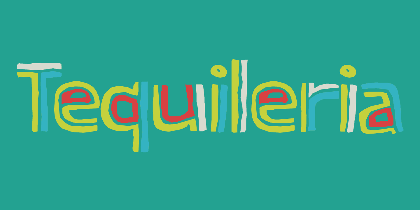 Tequileria Font Poster #1