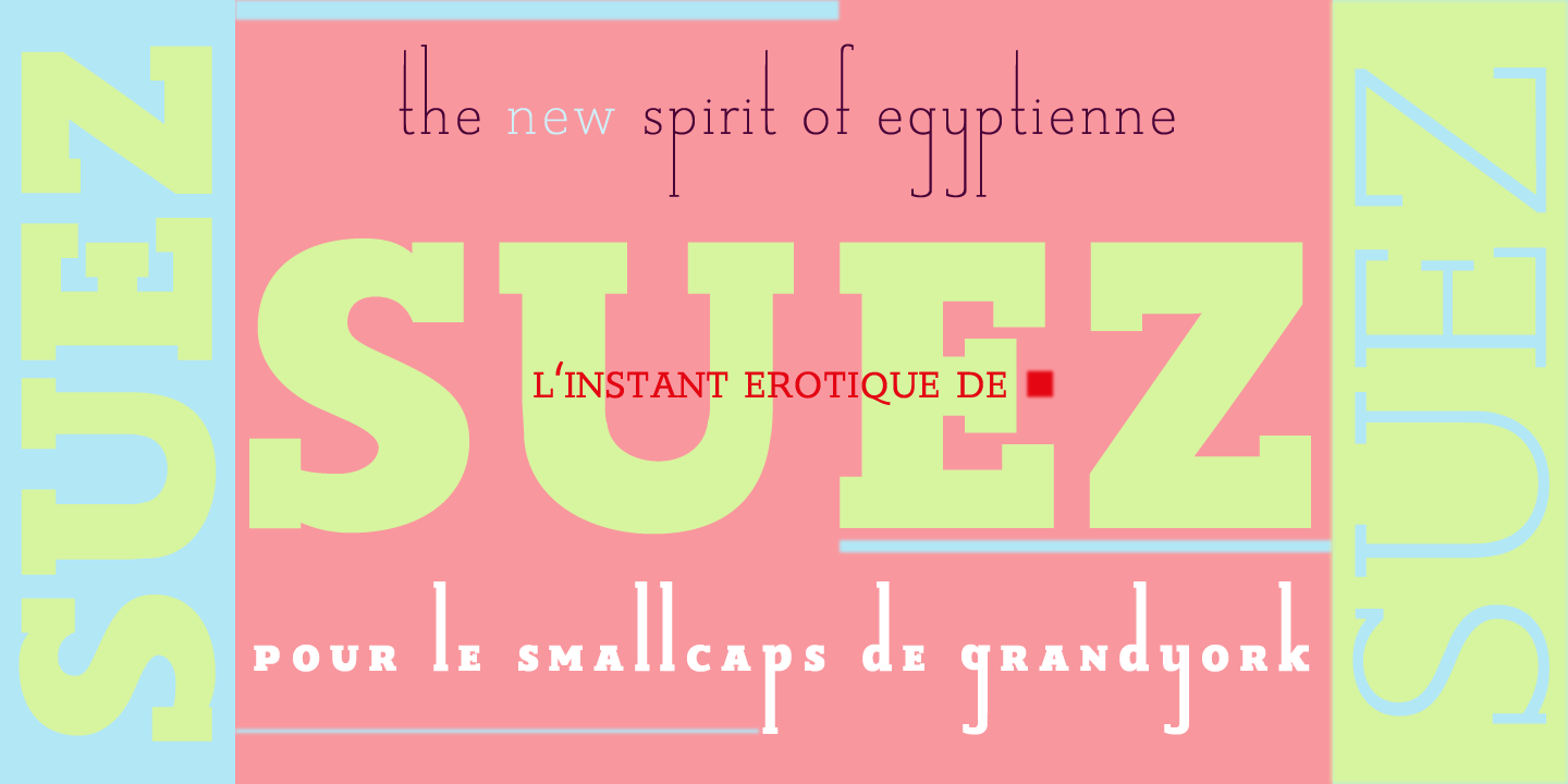 Suez Font Poster #1